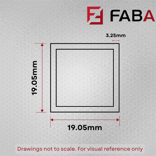 19.05mm X 19.05mm X 3.25mm Aluminium Box