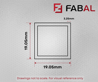 19.05mm X 19.05mm X 3.25mm Aluminium Box